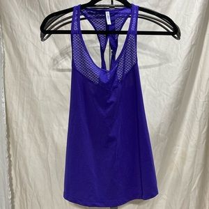 Purple MTA sport workout tank top - never worn - size S